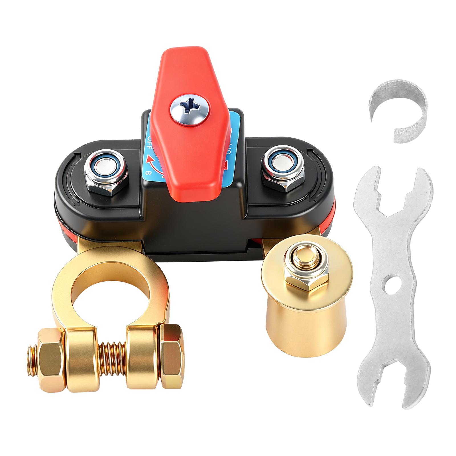 Two-Way Connector Anti-Disconnect Leakage Circuit Breaker Rotatable Disconnect Switch Universal Copper Battery Disconnect Switch бронзовий
Two-Way Connector Anti-Disconnect Leakage Circuit Breaker Rotatable Disconnect Switch Universal Copper Battery Disconnect Switch бронзовий
