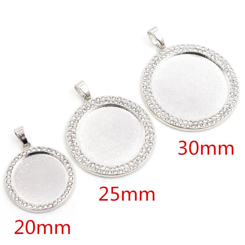5pcs 20 25 30mm Inner Size Rhodium Rose Gold KC Gold Plated Transparent Rhinestone Blank Cabochon Base Setting Charms Pendant 20mm
5pcs 20 25 30mm Inner Size Rhodium Rose Gold KC Gold Plated Transparent Rhinestone Blank Cabochon Base Setting Charms Pendant 20mm