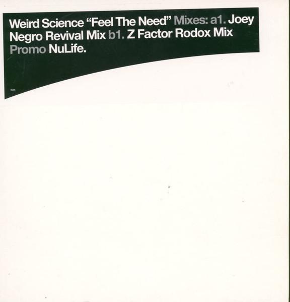 12-дюймовая пластинка WEIRD SCIENCE - Feel The Need NUX8 NuLife 2000 UK Dance & Electronica Б/У
12-дюймовая пластинка WEIRD SCIENCE - Feel The Need NUX8 NuLife 2000 UK Dance & Electronica Б/У