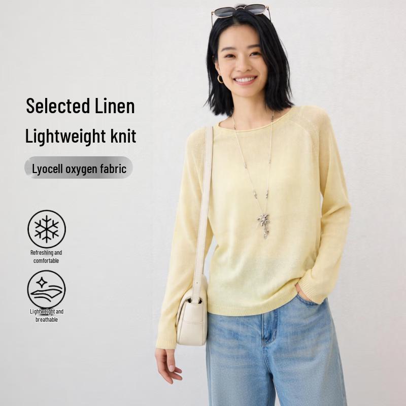 Jiaximeng Linen Blend Knit T-shirt L
Jiaximeng Linen Blend Knit T-shirt L
