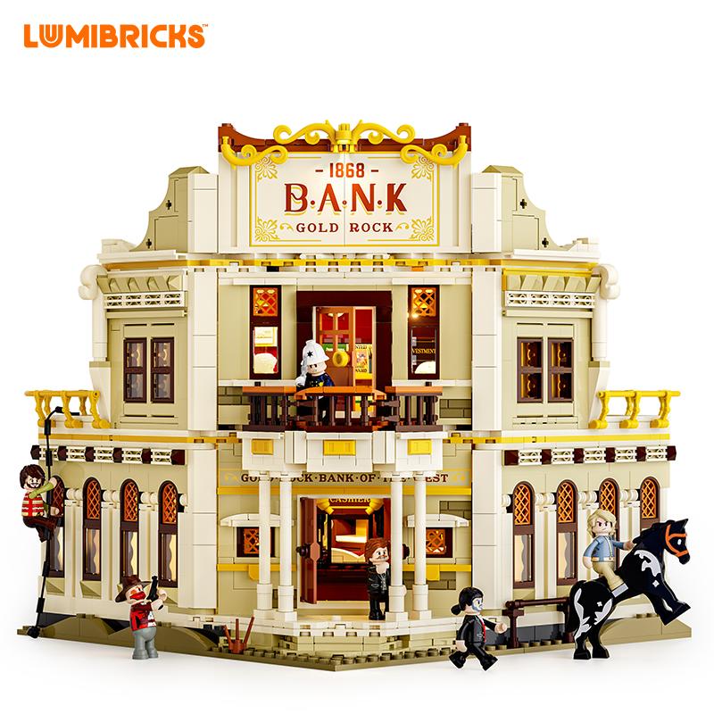 New Western Series of Building Blocks Large Western Bank Assembly Model Toys Streetscape Decoration Collection of Holiday Gifts NO BOX
New Western Series of Building Blocks Large Western Bank Assembly Model Toys Streetscape Decoration Collection of Holiday Gifts NO BOX