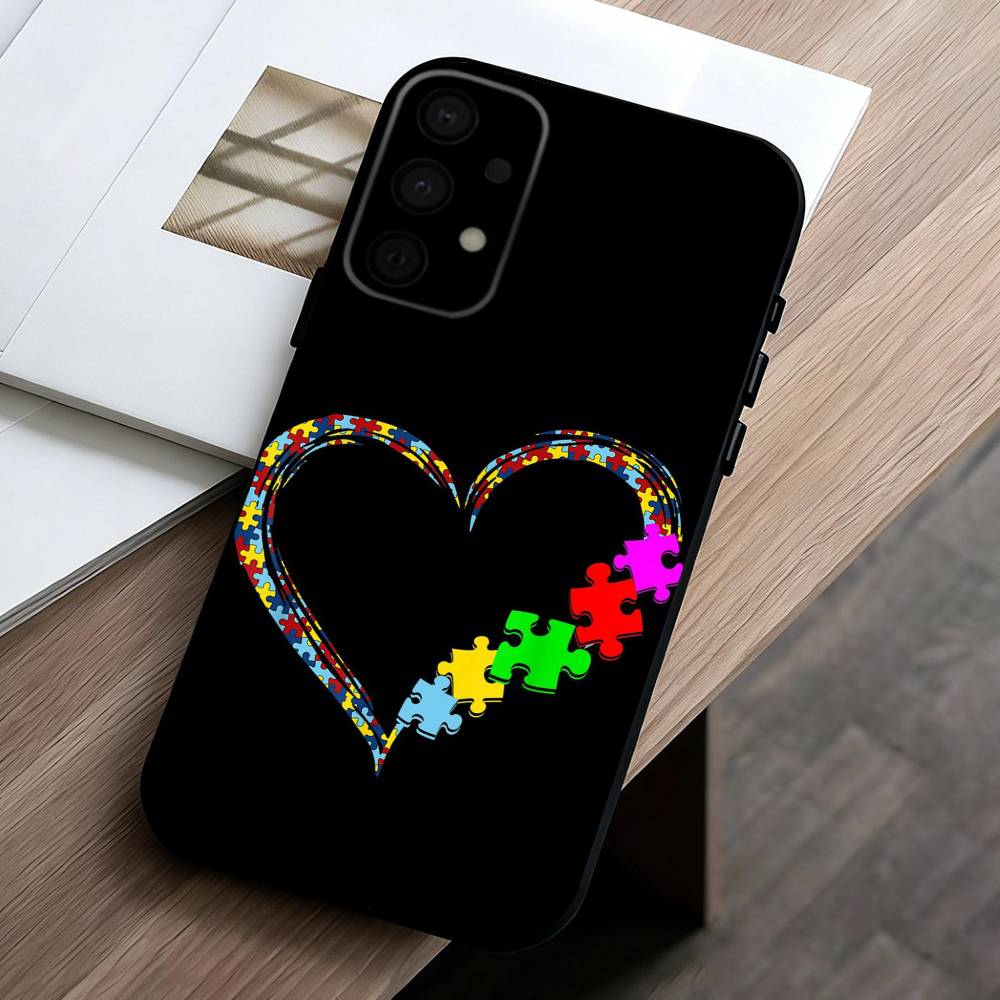 Puzzle Art Support Autism phone Case For Samsung Galaxy A73,A72,A71,A70,A53,A52,A51,Others Soft Black Shell Samsung a12
Puzzle Art Support Autism phone Case For Samsung Galaxy A73,A72,A71,A70,A53,A52,A51,Others Soft Black Shell Samsung a12