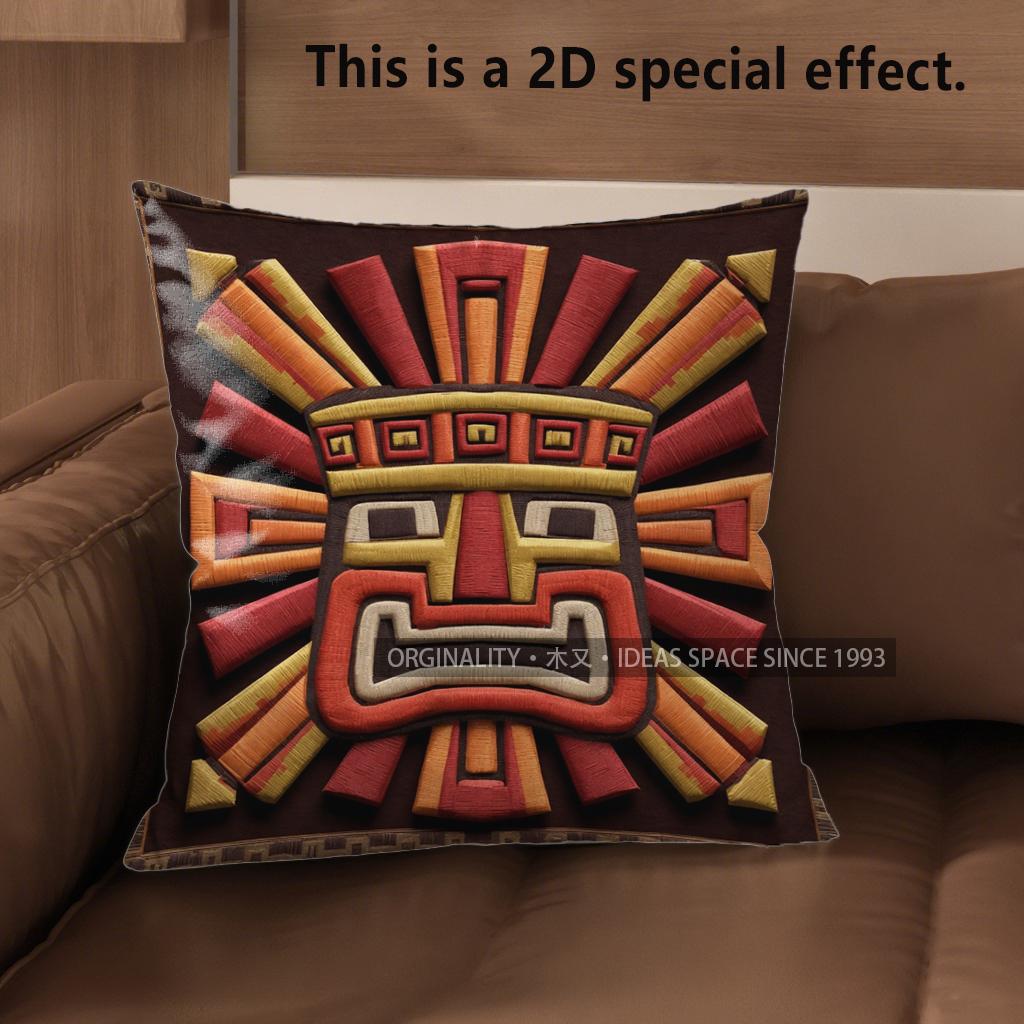 2D Aztec Sun God Print Throw Pillow Covers Pattern Cushion Cover Suitable For Sofa Bedroom Car Pillow Cover 40x40cm
2D Aztec Sun God Print Throw Pillow Covers Pattern Cushion Cover Suitable For Sofa Bedroom Car Pillow Cover 40x40cm