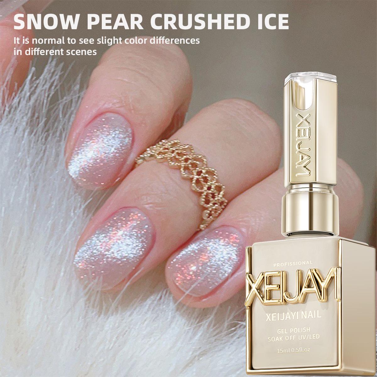 Sydney Crushed Ice Cat Eye Gel Polish - 2025 Transparent Base with Crushed Diamond Rainbow Crystal Effect
Sydney Crushed Ice Cat Eye Gel Polish - 2025 Transparent Base with Crushed Diamond Rainbow Crystal Effect