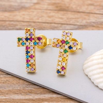Nidin Hot Sale 28 Styles Classic Virgin Mary Stud Earrings For Women Crystal Copper Zircon Micro Pave Zircon Jewelry Gift
Nidin Hot Sale 28 Styles Classic Virgin Mary Stud Earrings For Women Crystal Copper Zircon Micro Pave Zircon Jewelry Gift