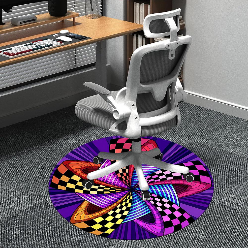 1PC Checkerboard patterned Office Round Rug, Non slip, Soft and Durable Office Rug for Interior Decoration, Perfect for Office 80cm
1PC Checkerboard patterned Office Round Rug, Non slip, Soft and Durable Office Rug for Interior Decoration, Perfect for Office 80cm