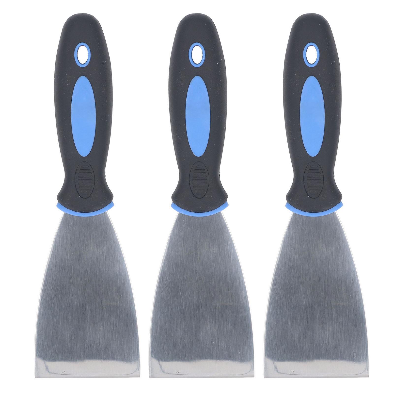 3Pcs Putty Scraper Stainless Steel Paint Scraper Set Plastic Handle Engraving Spackle Drywall
3Pcs Putty Scraper Stainless Steel Paint Scraper Set Plastic Handle Engraving Spackle Drywall