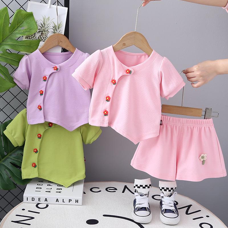 Girls Korean Style Summer Outfit: Little Flower Two-Piece Set (Short Sleeve) 2025 Edition 80cm рожевий
Girls Korean Style Summer Outfit: Little Flower Two-Piece Set (Short Sleeve) 2025 Edition 80cm рожевий