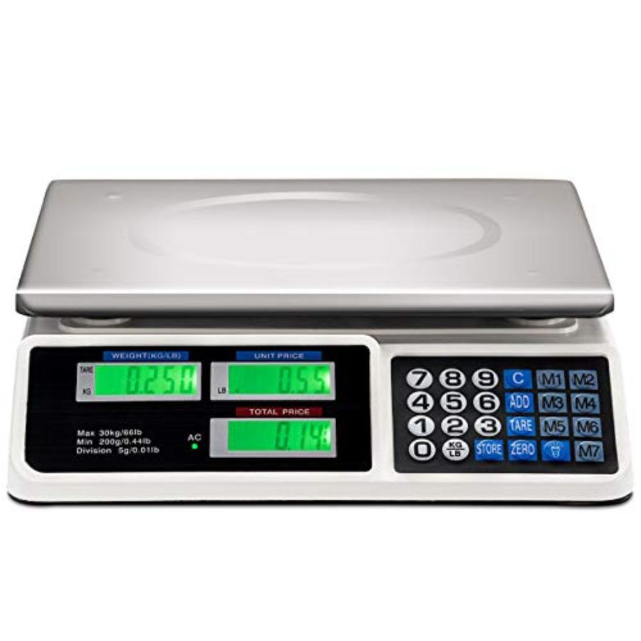 Electronic Price Computing Scale LCD Digital Commercial Food Meat Weighting Scale 66 Ib Ccity United States
Electronic Price Computing Scale LCD Digital Commercial Food Meat Weighting Scale 66 Ib Ccity United States
