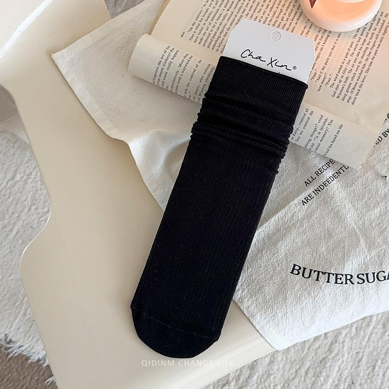 Basic Vertical Striped Cotton Socks, Thin Socks, Mid-Leg Socks, Black And White Gray Piles Of Socks One size fits all чорний
Basic Vertical Striped Cotton Socks, Thin Socks, Mid-Leg Socks, Black And White Gray Piles Of Socks One size fits all чорний