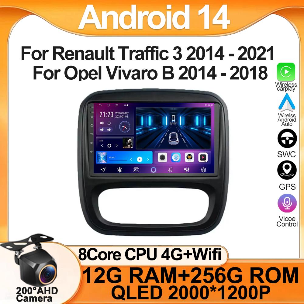 Android 14 интеллектуальные автомобильные системы для Renault Traffic 3 2014 - 2021 для Opel Vivaro B 2014 - 2018 автомобильный радиоплеер стерео головное устройство
Android 14 интеллектуальные автомобильные системы для Renault Traffic 3 2014 - 2021 для Opel Vivaro B 2014 - 2018 автомобильный радиоплеер стерео головное устройство