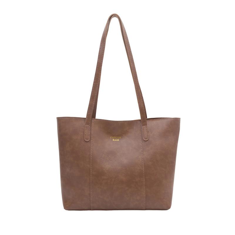Large capacity bag women s fashion sense casual simple tote bag commuter underarm shoulder portable women s bag коричневый
Large capacity bag women s fashion sense casual simple tote bag commuter underarm shoulder portable women s bag коричневый