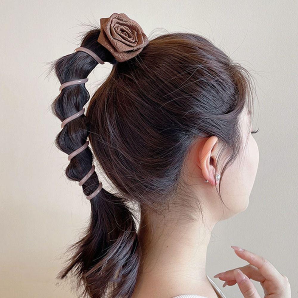 Elastic Spiral Hair Rope Straight Braid Hair Tie Fashion Telephone Wire Hair Rope Wedding бежевый
Elastic Spiral Hair Rope Straight Braid Hair Tie Fashion Telephone Wire Hair Rope Wedding бежевый