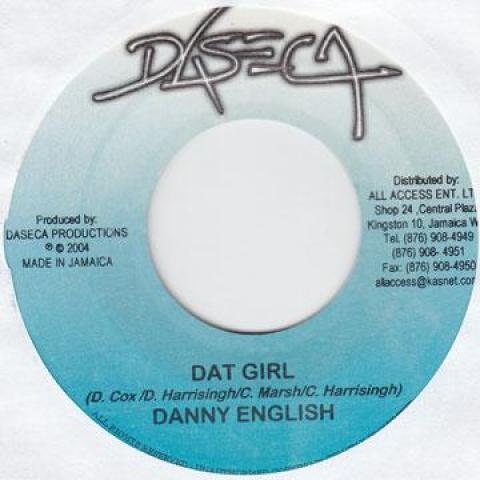 7inch Record DANNY ENGLISH / DESPERADO - Dat Girl / Jamaica Daseca 2004 Jamaica Reggae, Ska & Dub
7inch Record DANNY ENGLISH / DESPERADO - Dat Girl / Jamaica Daseca 2004 Jamaica Reggae, Ska & Dub