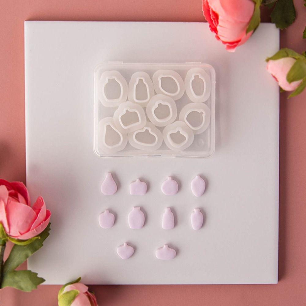 10PCS Soft Pottery Mini Vase Shaped Polymer Clay Mold 3D Cutting Die Jewelry Making 10PCS
10PCS Soft Pottery Mini Vase Shaped Polymer Clay Mold 3D Cutting Die Jewelry Making 10PCS