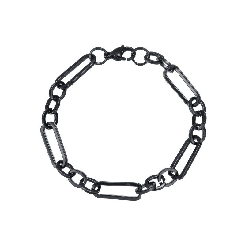 Cuban link stainless steel vintage ins style bracelet - figaro blade chain чорний
Cuban link stainless steel vintage ins style bracelet - figaro blade chain чорний