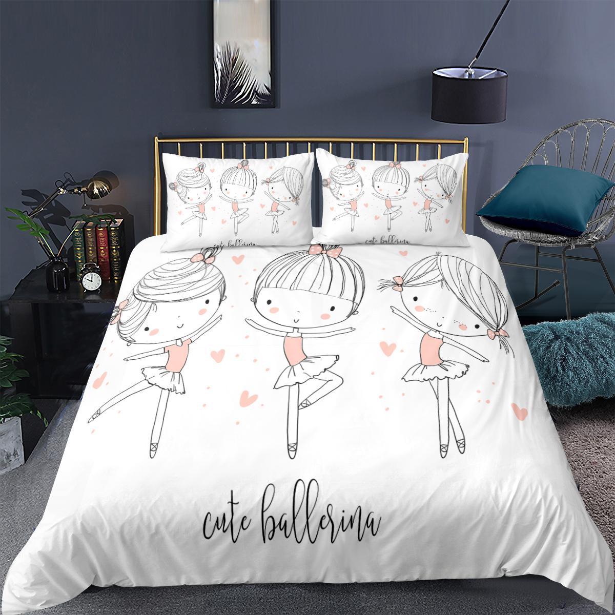 3D bed linen set girl dancer pattern printed duvet cover cushion cover ballet quilt cover cartoon house textiles EU single(135x200cm)
3D bed linen set girl dancer pattern printed duvet cover cushion cover ballet quilt cover cartoon house textiles EU single(135x200cm)