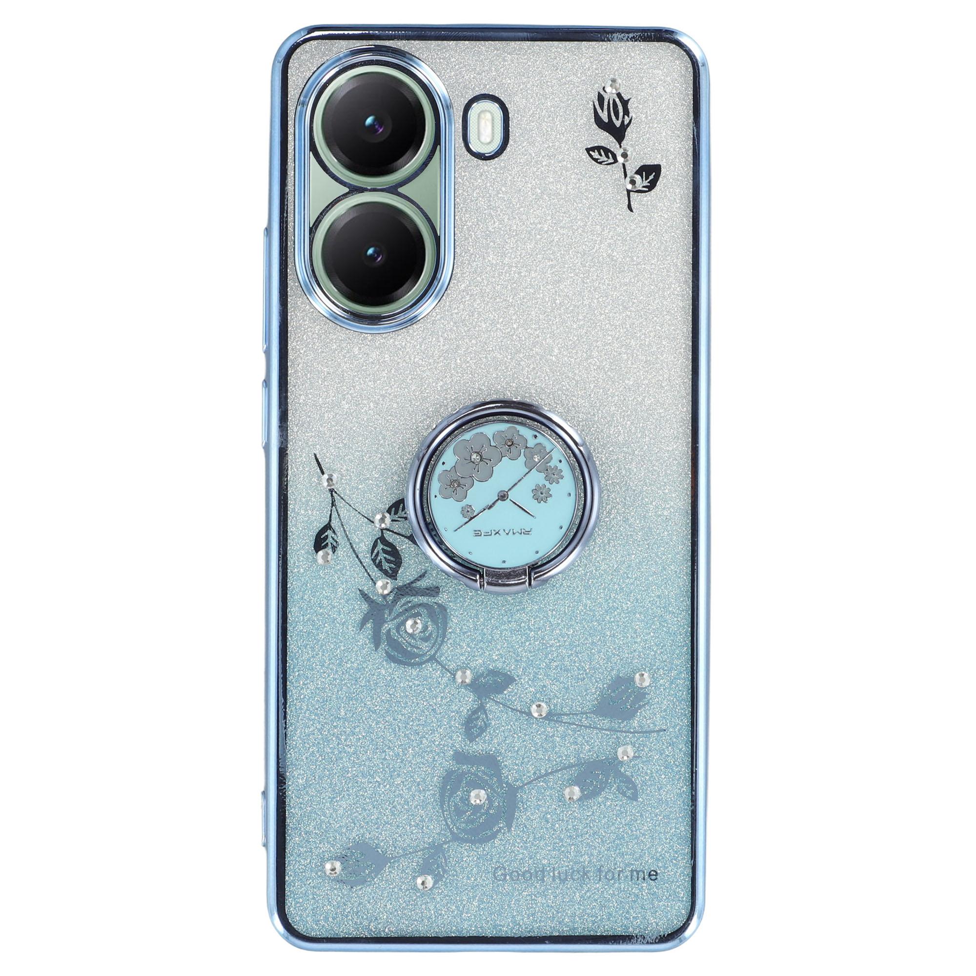 KADEM For Xiaomi Poco X7 Pro 5G Case Ring Kickstand TPU Flowers Phone Cover Gradient Glitter Blue
KADEM For Xiaomi Poco X7 Pro 5G Case Ring Kickstand TPU Flowers Phone Cover Gradient Glitter Blue