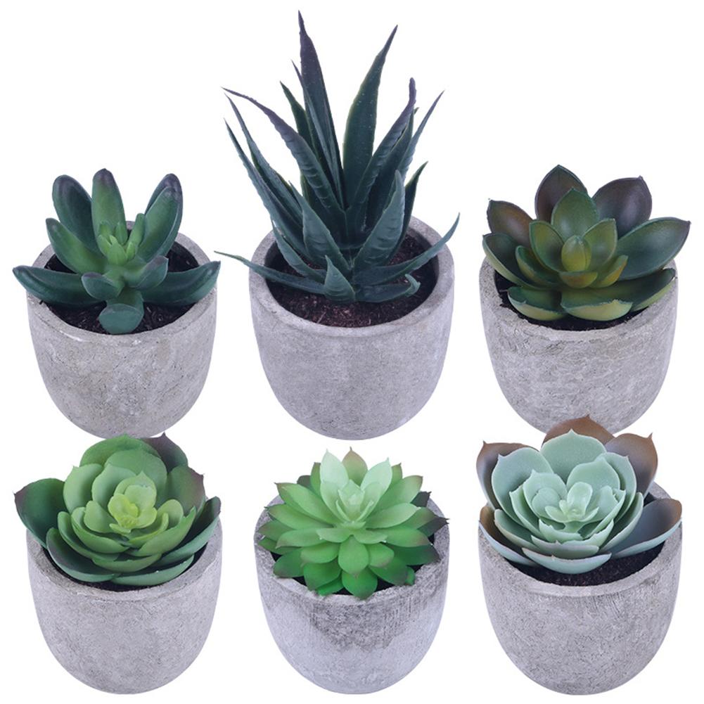 6 Pcs Artifical Succulents Potted Plants Realistic Simulation Plants Practical Home Office Desk Ornaments For Indoor Outdoor Decoration ES0853-1 6 packs #1
6 Pcs Artifical Succulents Potted Plants Realistic Simulation Plants Practical Home Office Desk Ornaments For Indoor Outdoor Decoration ES0853-1 6 packs #1