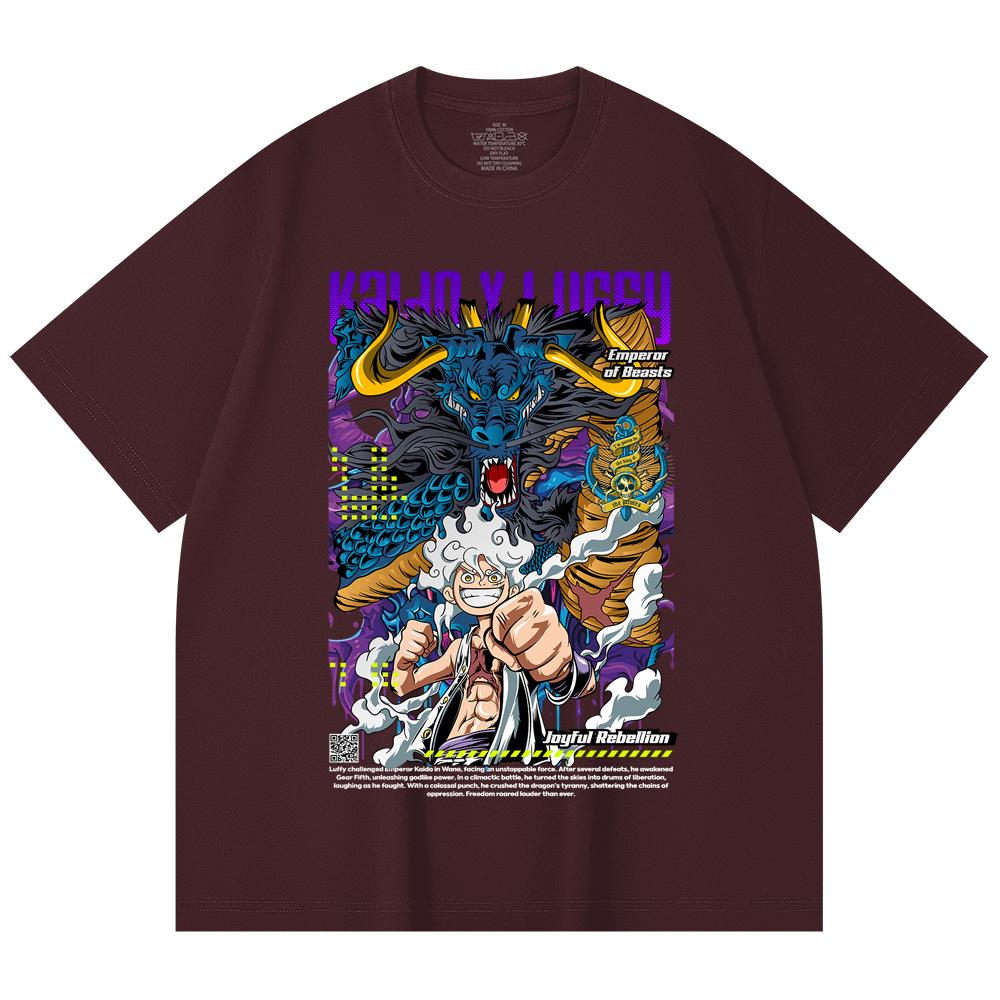 230 Gsm 100% Cotton One Piece V35 Luffy Kaido Print Unisex Heavy Cotton T Shirt 2XL
230 Gsm 100% Cotton One Piece V35 Luffy Kaido Print Unisex Heavy Cotton T Shirt 2XL