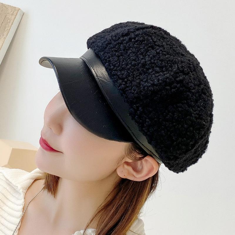 Vintage Beret Women Versatile Artist Hat Lady Winter Warm Big Head Octagonal Cap Hard Brim Ski Caps чорний
Vintage Beret Women Versatile Artist Hat Lady Winter Warm Big Head Octagonal Cap Hard Brim Ski Caps чорний