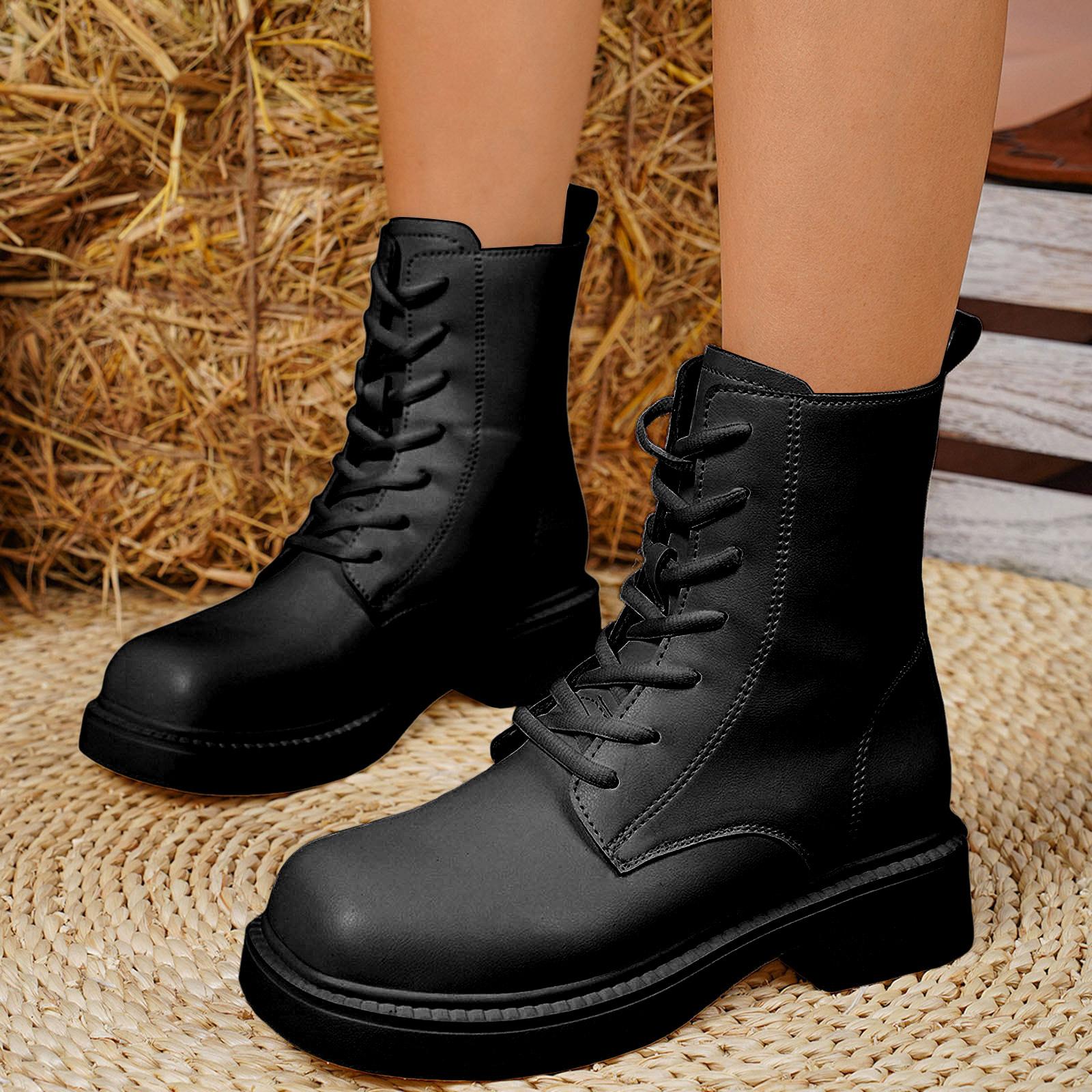 Fashionable And Versatile Boots With Thick Heels Round Toe And Side Zipper For Women In Winter Womens Boots Wide Width Wide Calf 37 чорний
Fashionable And Versatile Boots With Thick Heels Round Toe And Side Zipper For Women In Winter Womens Boots Wide Width Wide Calf 37 чорний