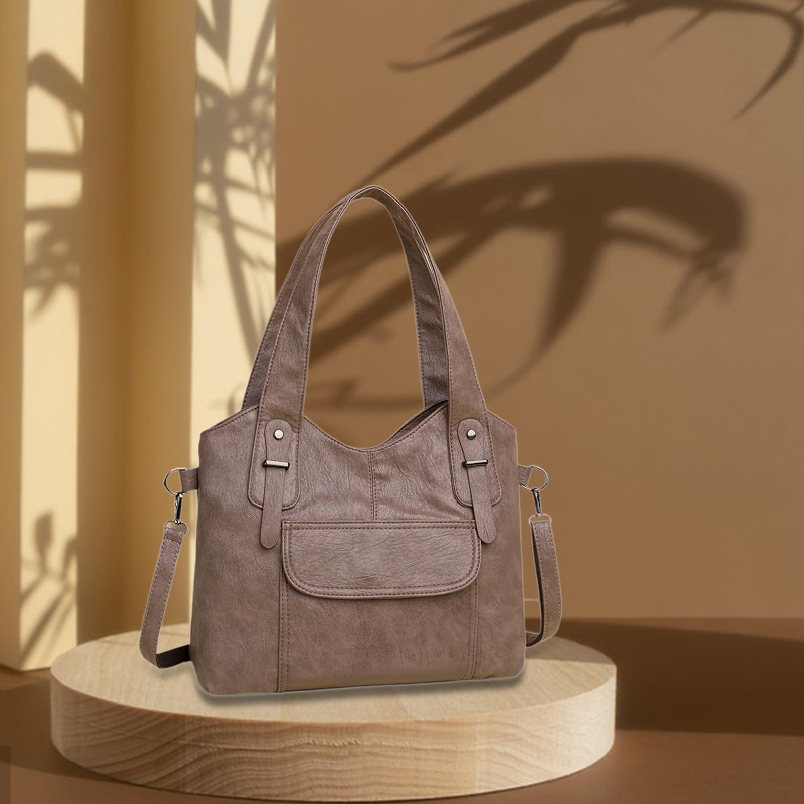 PU Leather Shoulder Bag Large Capacity Women Tote Bag for Everyday Travel хакі
PU Leather Shoulder Bag Large Capacity Women Tote Bag for Everyday Travel хакі