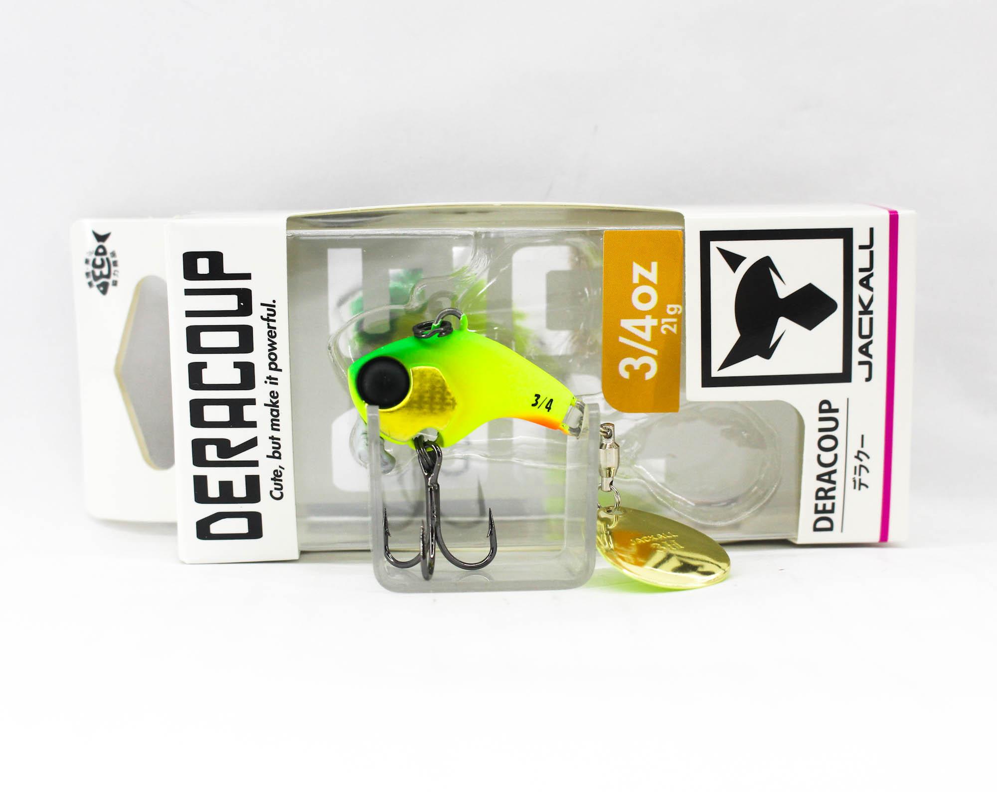 Jackall Deracoup 3/4 oz Spin Tail Sinking Lure Dera Chartreuse (6017)
Jackall Deracoup 3/4 oz Spin Tail Sinking Lure Dera Chartreuse (6017)