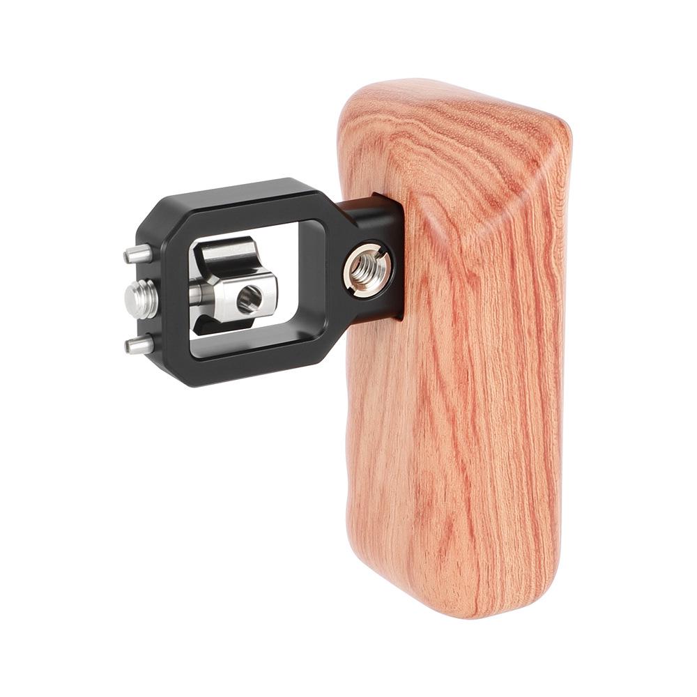 HDRIG DSLR Camera/Monitor Cage with Wooden Side Handle, Single 1/4 Screw Position for Left/Right Handling 3912
HDRIG DSLR Camera/Monitor Cage with Wooden Side Handle, Single 1/4 Screw Position for Left/Right Handling 3912