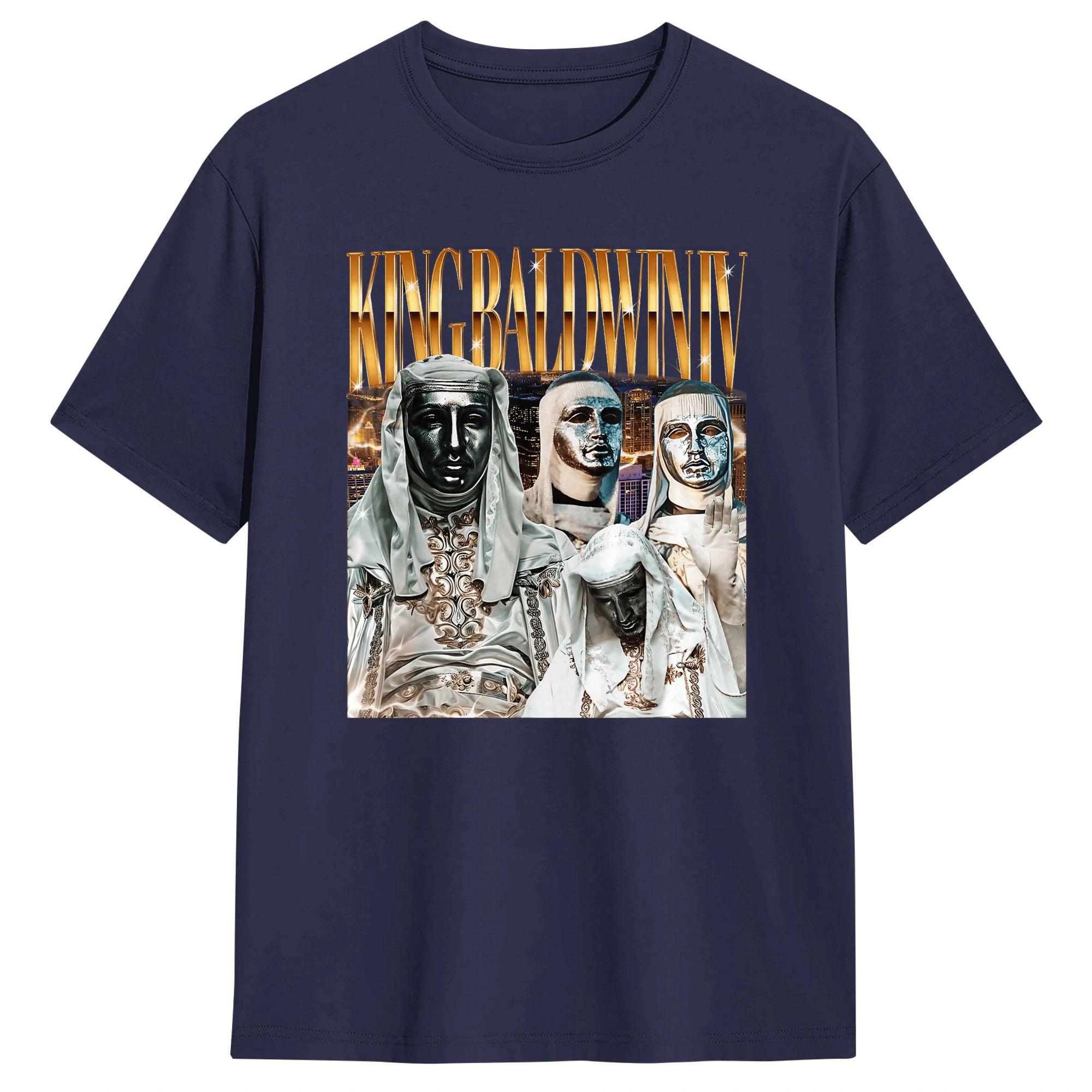 Sliver Mask King Baldwin IV Meme T Shirt Summer Hip Hop TShirts Unisexs Cotton O Neck Plus Size Clothing Short Sleeves Tshirt 4XL
Sliver Mask King Baldwin IV Meme T Shirt Summer Hip Hop TShirts Unisexs Cotton O Neck Plus Size Clothing Short Sleeves Tshirt 4XL