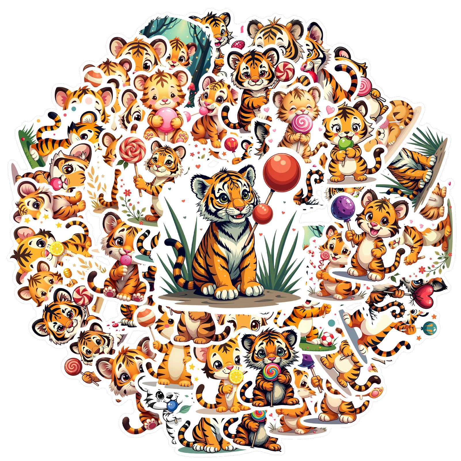 35-100pcs Cartoon Tiger Stickers Watercolor Animals Graffiti Sticker Decoration Gift Box Label Reward Stationery Sticker
35-100pcs Cartoon Tiger Stickers Watercolor Animals Graffiti Sticker Decoration Gift Box Label Reward Stationery Sticker