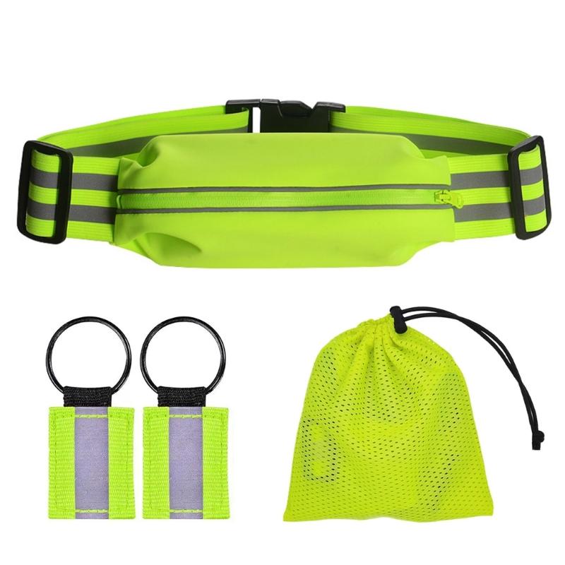 Breathable Stretchable Workout Waist Belt Reflective Safety Design with 2 Key Rings Waterproof Essential Holder 1
Breathable Stretchable Workout Waist Belt Reflective Safety Design with 2 Key Rings Waterproof Essential Holder 1