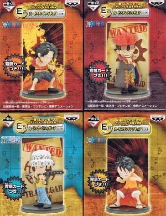 Ichiban Kuji One Piece Final E Prize Card Stand Figure Set of 4 ~Marineford Battle~
Ichiban Kuji One Piece Final E Prize Card Stand Figure Set of 4 ~Marineford Battle~