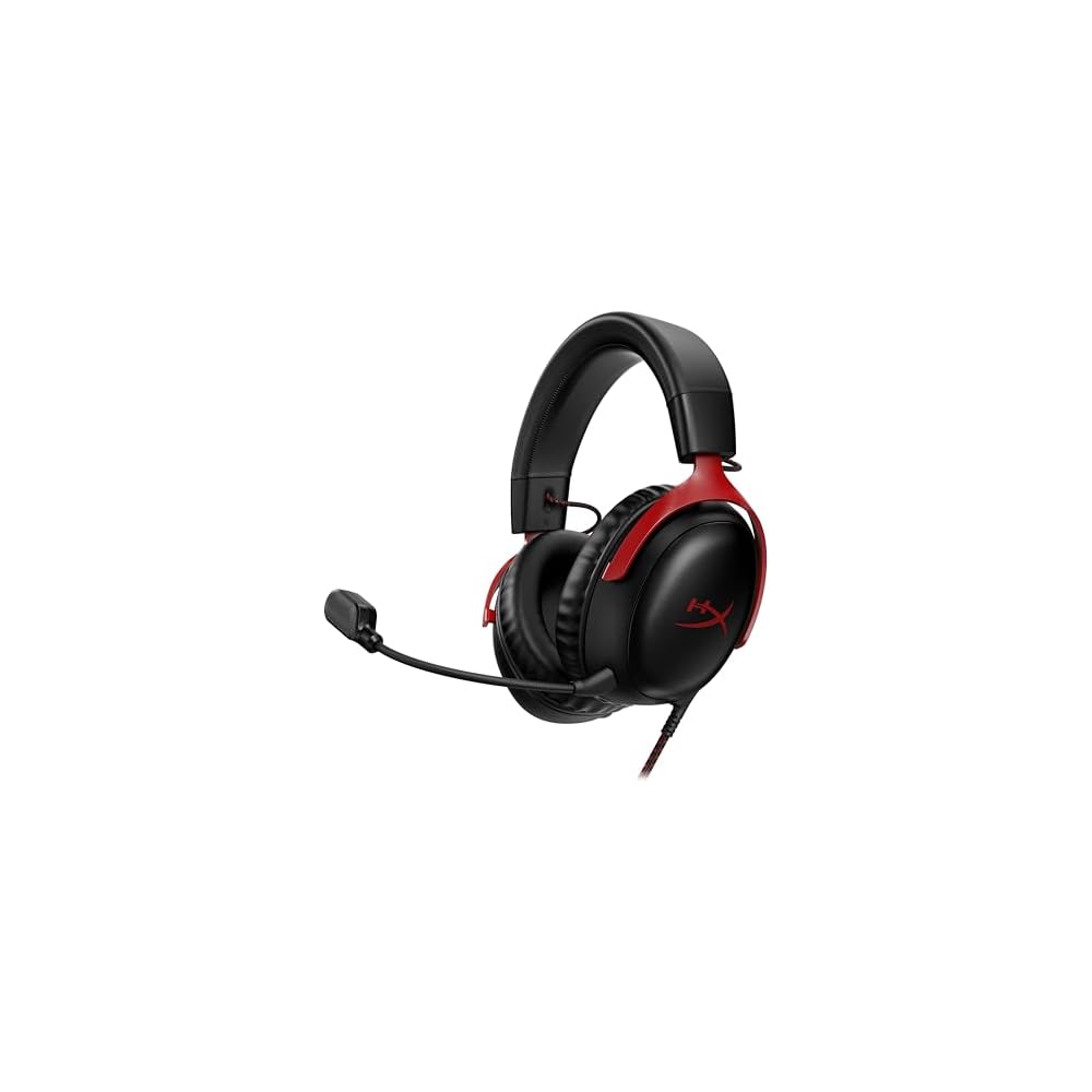 HyperX Cloud III Gaming Headset DTS Headphone:X Spatial Audio 53mm Drivers Black-Red for PC PS5 PS4 Xbox Switch Mobile
HyperX Cloud III Gaming Headset DTS Headphone:X Spatial Audio 53mm Drivers Black-Red for PC PS5 PS4 Xbox Switch Mobile