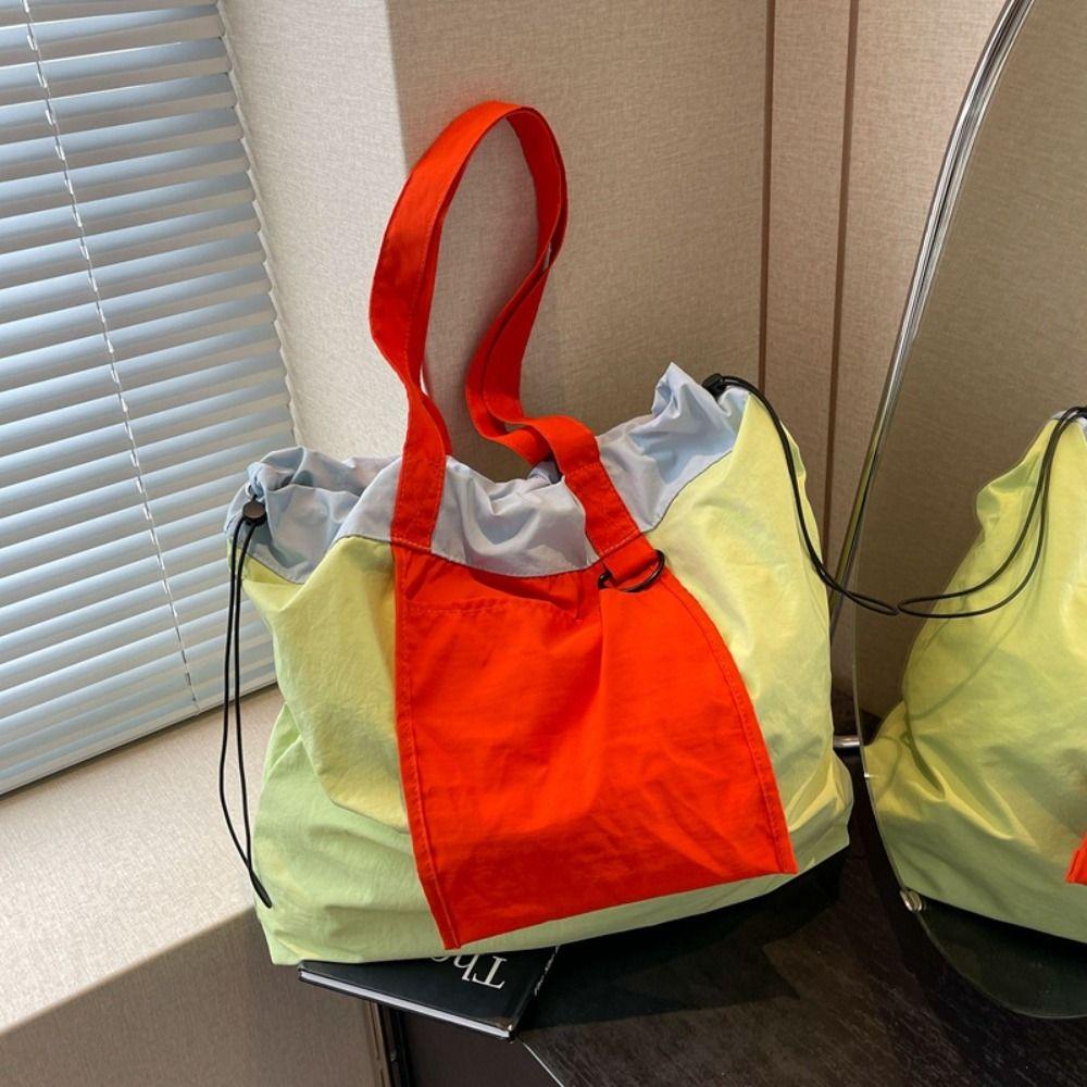 Handbag Nylon Shoulder Bag Reusable Foldable Shopping Bag Lightweight Drawstring Bag Shopping рожевий
Handbag Nylon Shoulder Bag Reusable Foldable Shopping Bag Lightweight Drawstring Bag Shopping рожевий