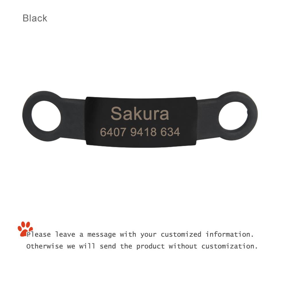 Personalized Engrave ID Name Accessories Silicone Cat Dog Tag Custom Nameplate Puppy Black Collar Tags Pet Supplies S 61X13mm чёрный
Personalized Engrave ID Name Accessories Silicone Cat Dog Tag Custom Nameplate Puppy Black Collar Tags Pet Supplies S 61X13mm чёрный