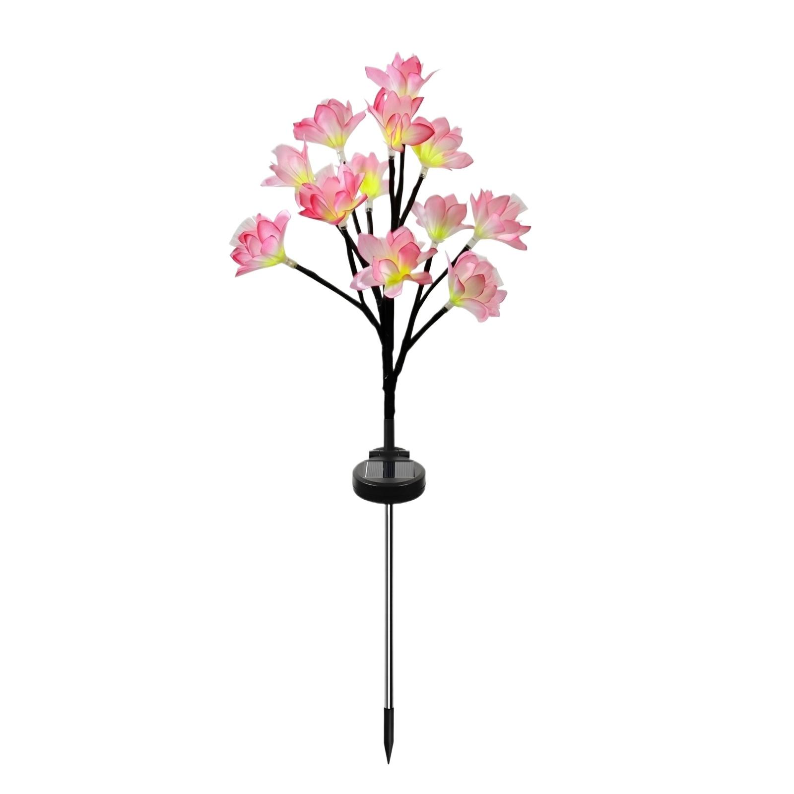 Solar Powered Outdoor Artificial Flower Garden Light with Stake for Yard Pathway Lawn Decoration Waterproof and Energy Saving one size розовый
Solar Powered Outdoor Artificial Flower Garden Light with Stake for Yard Pathway Lawn Decoration Waterproof and Energy Saving one size розовый