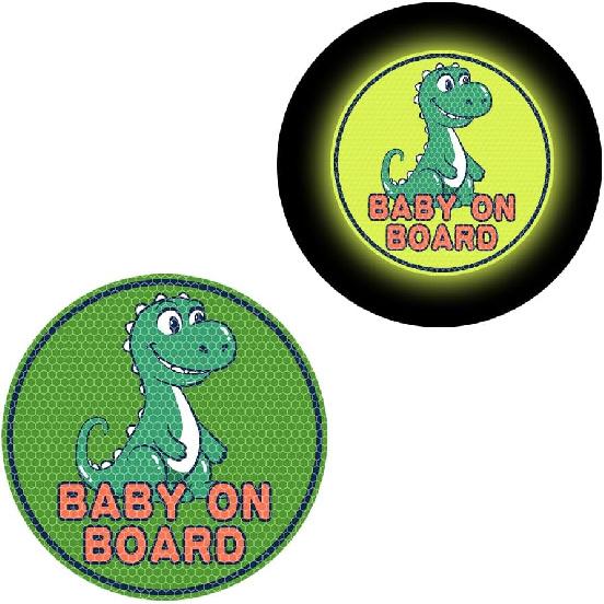 High Intensity Reflective Baby on Board Car Sticker Waterproof Cute Dinosaur Kids on Board Car Decal Safety Warning Sign Baby in Car Bumper Window жовтий
High Intensity Reflective Baby on Board Car Sticker Waterproof Cute Dinosaur Kids on Board Car Decal Safety Warning Sign Baby in Car Bumper Window жовтий