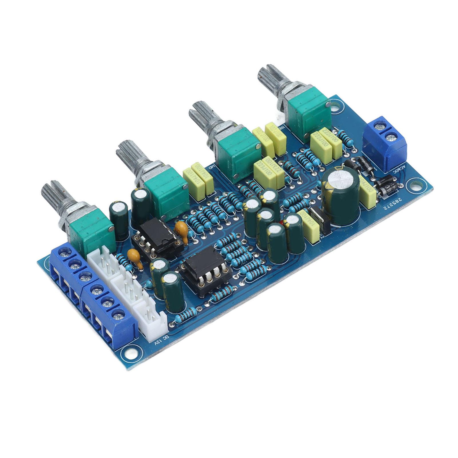 Pre Amplifier Preamplifier Module Tone Board HIFI Treble Medium Bass Volume Adjustment
Pre Amplifier Preamplifier Module Tone Board HIFI Treble Medium Bass Volume Adjustment