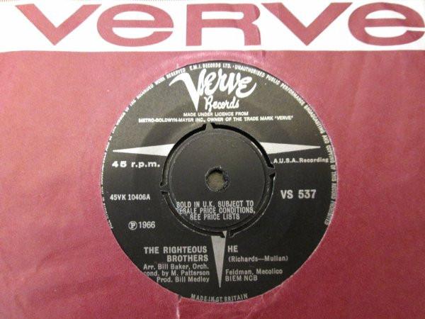 7inch Record RIGHTEOUS BROTHERS - He / He Will Break Your Heart VS537 Verve Records 1966 UK Soul/Funk Used
7inch Record RIGHTEOUS BROTHERS - He / He Will Break Your Heart VS537 Verve Records 1966 UK Soul/Funk Used