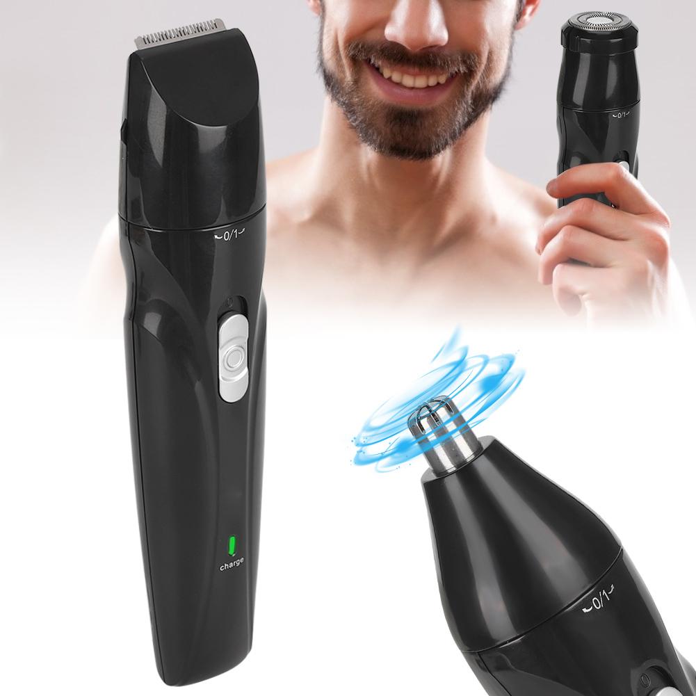 SPORTSMAN Мужской электрический триммер для волос в носу и бакенбардах, USB-инструмент для бритья волос, черный
SPORTSMAN Мужской электрический триммер для волос в носу и бакенбардах, USB-инструмент для бритья волос, черный