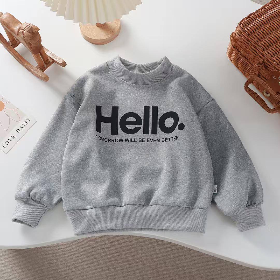 Kids Korean Style Loose Fit Long Sleeve Autumn Sweatshirt – Fashionable Round Neck Top for Boys & Girls 100 cm Height 90-100 cm
Kids Korean Style Loose Fit Long Sleeve Autumn Sweatshirt – Fashionable Round Neck Top for Boys & Girls 100 cm Height 90-100 cm