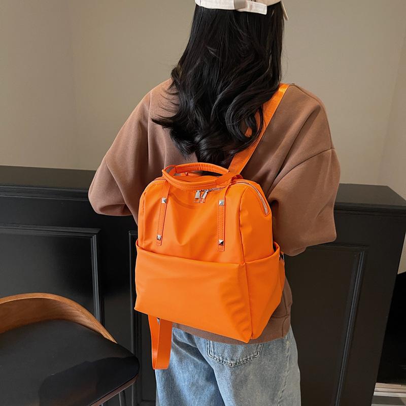 Nylon backpack new trendy travel backpack fashionable versatile portable lightweight schoolbag women чёрный
Nylon backpack new trendy travel backpack fashionable versatile portable lightweight schoolbag women чёрный