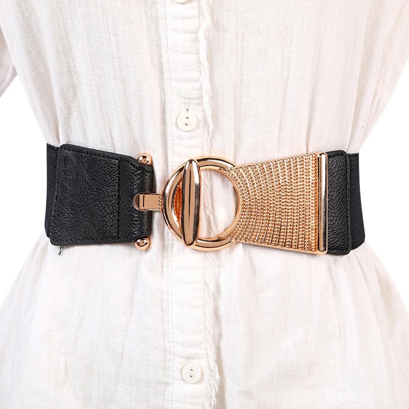 Women S Elastic Decorative Buckle Waistband Elastic Wide Belts Stretchy Waist Cinch Belt Waistband For Dresses Sweater
Women S Elastic Decorative Buckle Waistband Elastic Wide Belts Stretchy Waist Cinch Belt Waistband For Dresses Sweater