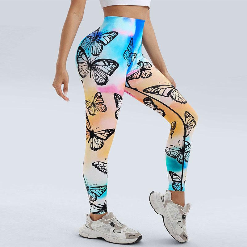 Butterfly Print High-Waisted Yoga Leggings for Butt Lifting and Compression Medium озеро синього кольору
Butterfly Print High-Waisted Yoga Leggings for Butt Lifting and Compression Medium озеро синього кольору