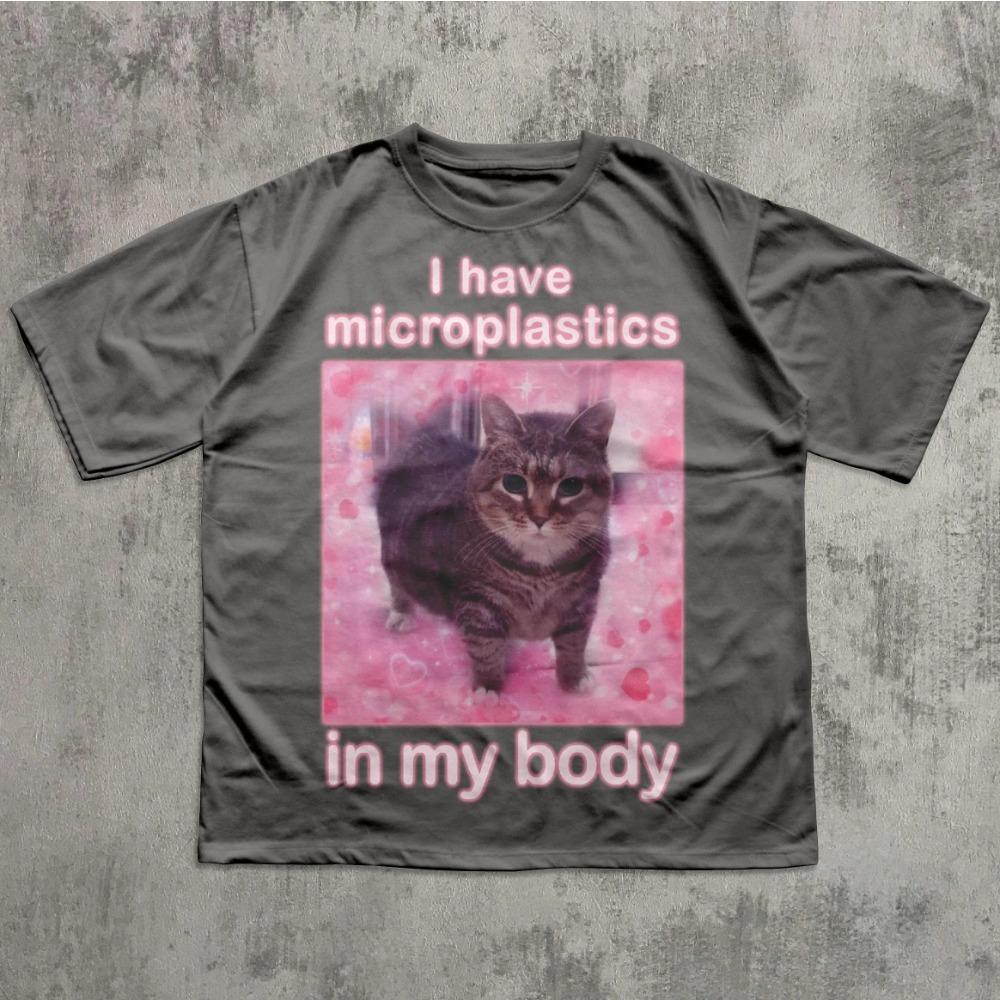 I Have Microplastics in my Body Funny Cat Meme Tshirt Gift for Women Ironic Cats Shirt Stupid Silly Gifts S
I Have Microplastics in my Body Funny Cat Meme Tshirt Gift for Women Ironic Cats Shirt Stupid Silly Gifts S