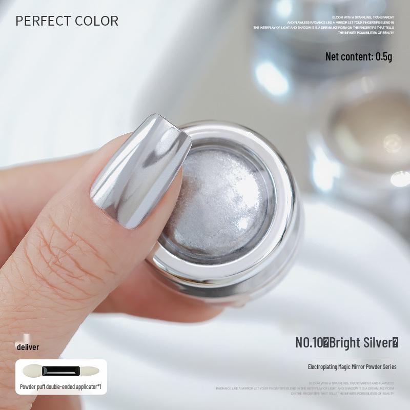 Champagne Gold Aurora Mirror Powder - Bright, Fine, Special for Manicures
Champagne Gold Aurora Mirror Powder - Bright, Fine, Special for Manicures