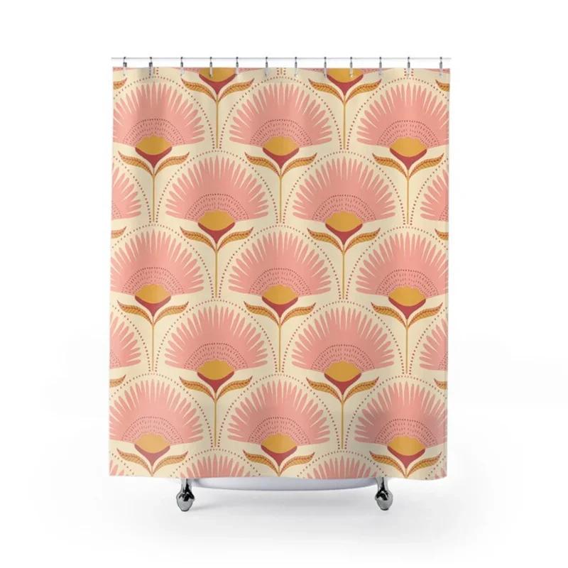 Art Deco Shower Curtain Vintage Bathroom Decor Yellow Pink Shower Curtain Art Floral Pattern Art Nouveau Bath Decor Gift W60H190(CM)-1 Pcs
Art Deco Shower Curtain Vintage Bathroom Decor Yellow Pink Shower Curtain Art Floral Pattern Art Nouveau Bath Decor Gift W60H190(CM)-1 Pcs