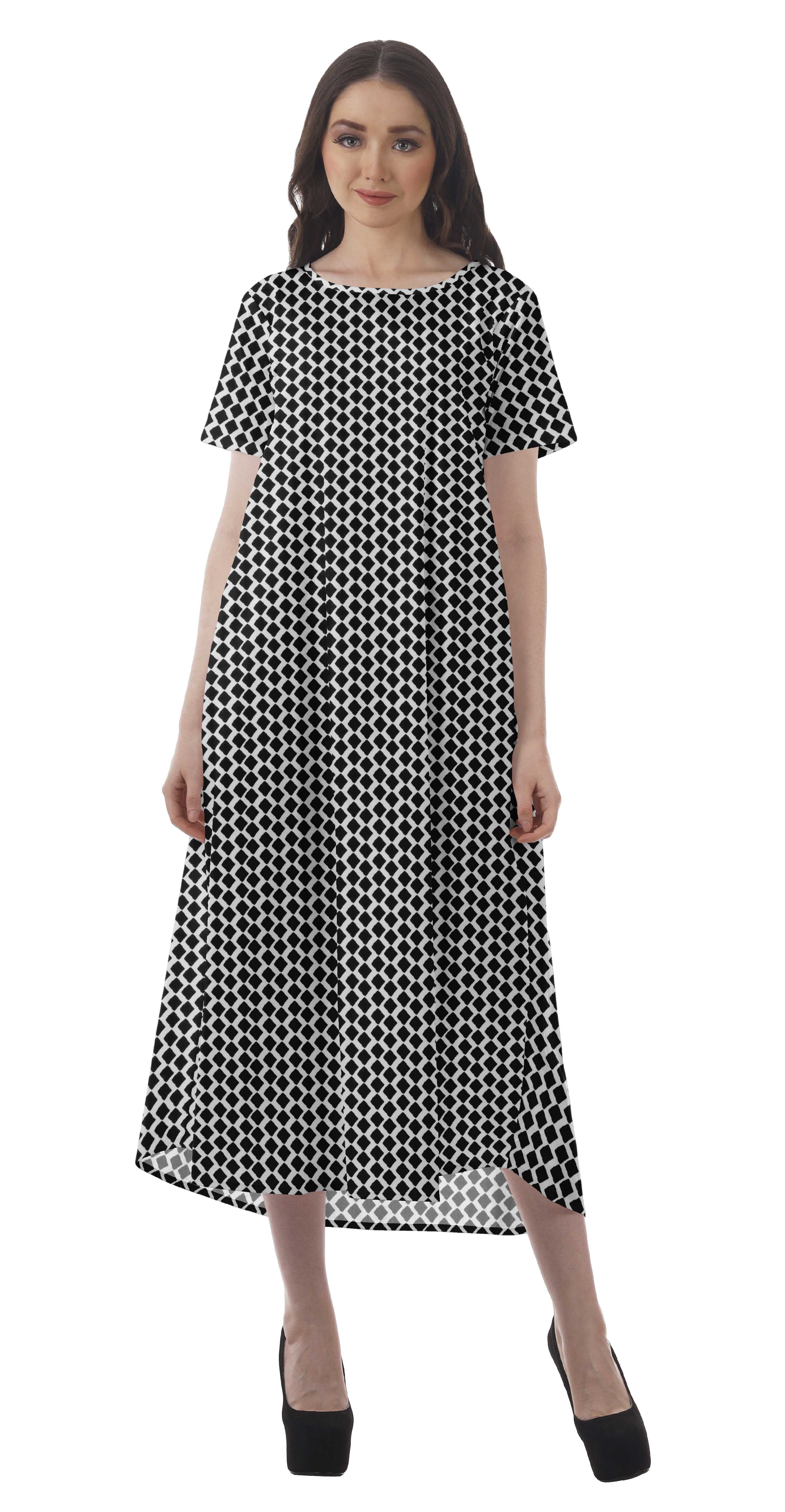 Платья с принтом Moomaya для женщин с коротким рукавом из хлопка Flex Party Dress 2XL чёрный
Платья с принтом Moomaya для женщин с коротким рукавом из хлопка Flex Party Dress 2XL чёрный