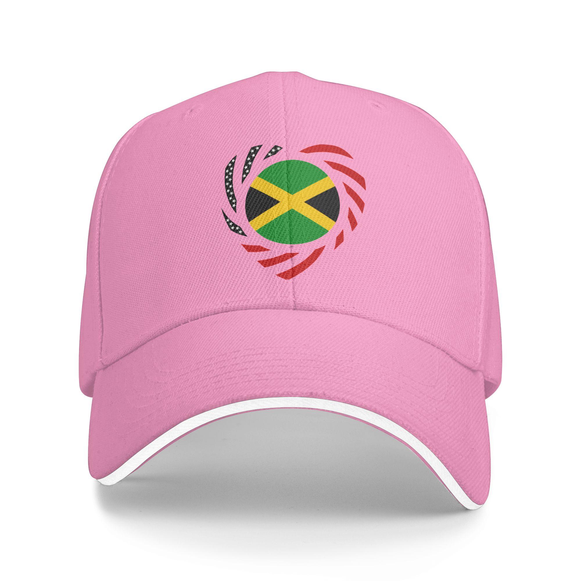 Jamaican American Multinational Patriot Flag Baseball Cap Kpop Rock Adjustable Trucker Hat Unisex Casual Design Baseball Caps As Picture розовый
Jamaican American Multinational Patriot Flag Baseball Cap Kpop Rock Adjustable Trucker Hat Unisex Casual Design Baseball Caps As Picture розовый